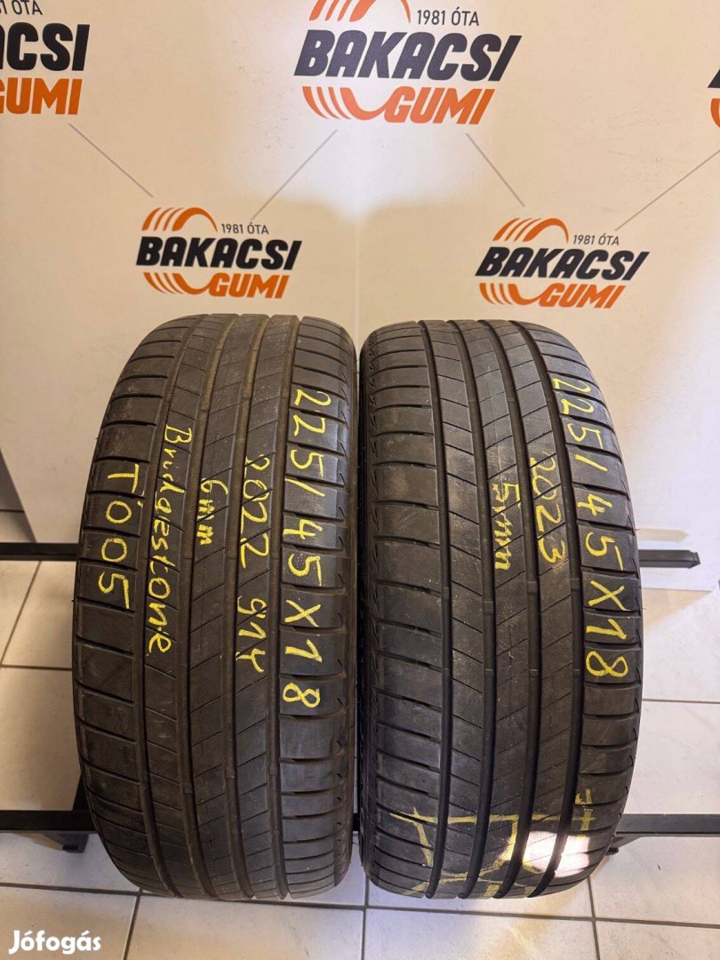 225/45R18 225 45 18 225/45X18 Bridgestone nyárigumi eladó