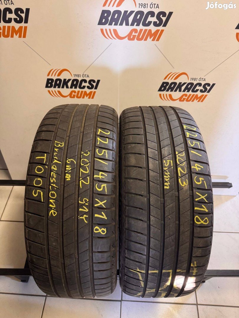 225/45R18 225 45 18 225/45x18 Bridgestone nyári gumi eladó