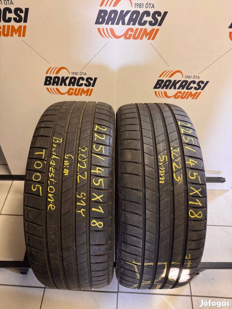 225/45R18 225 45 18 225/45x18 Bridgestone nyári gumi eladó