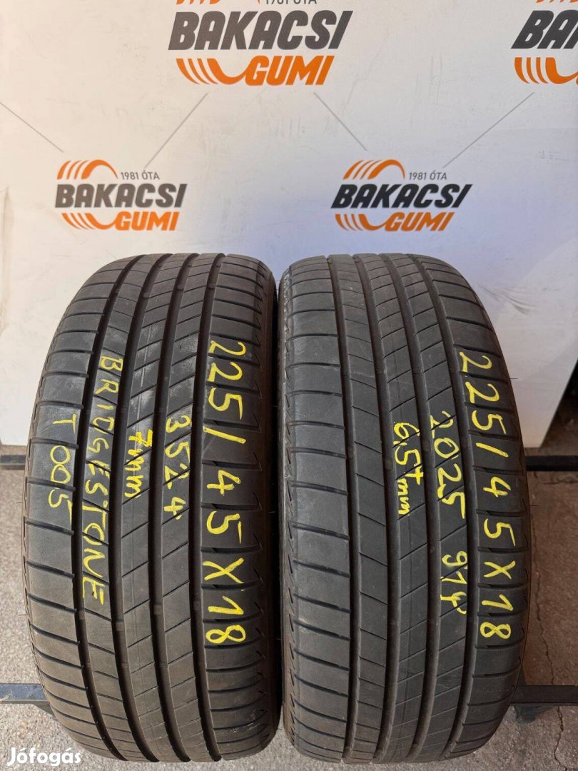 225/45R18 225 45 18 225/45x18 Bridgestone nyári gumi eladó