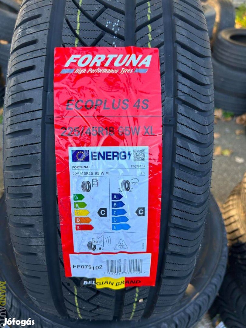 225/45R18 Fortuna Ecoplus 4S,Új négy évszakos gumi