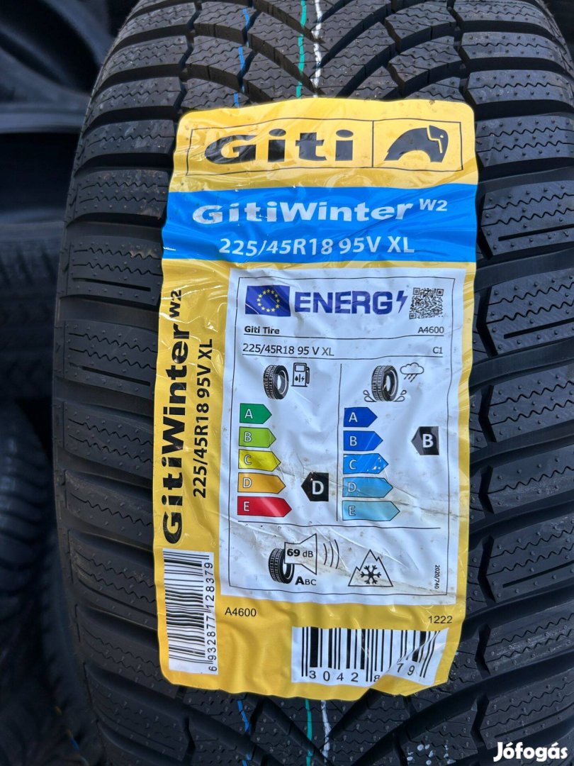 225/45R18 Giti Gitiwinterw2(XL)(Dot:2024!!!),Új téligumi