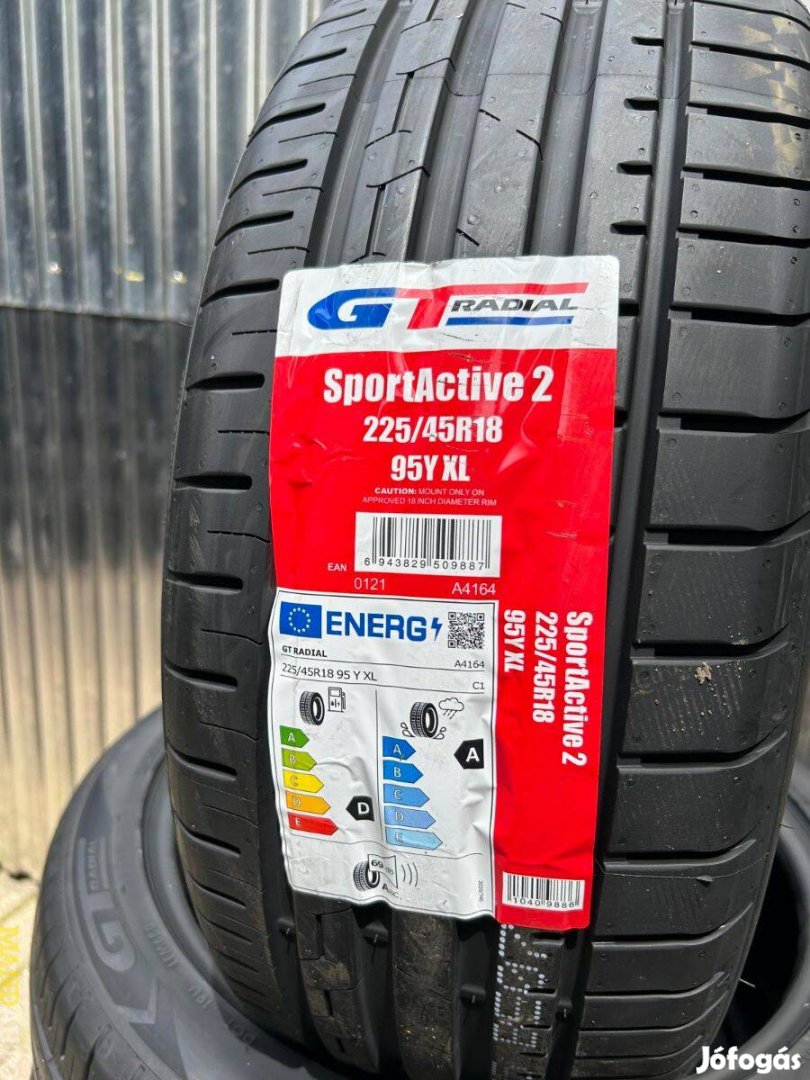 225/45R18 Gtradial Sportactive2(XL),Új nyárigumi