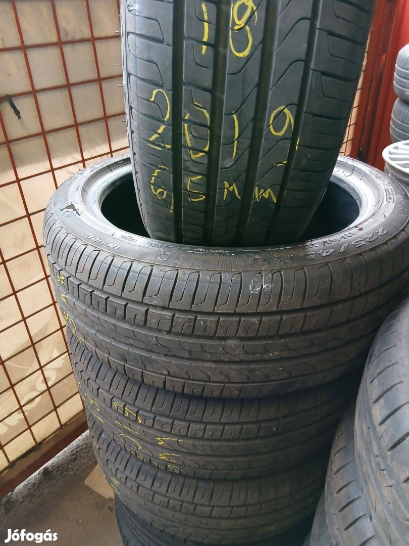 225/45R18 Pirelli nyári 90% garnitúra 2019 rsc