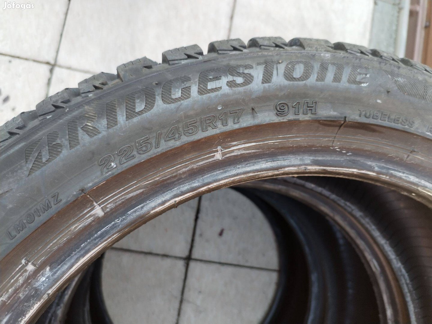 225 45 17 bridgestone 225/45 R 17 téli gumi garnitura