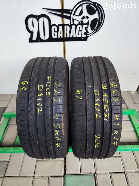 225/45 R17 Continental 2db Nyárigumi gumi 90Garage #1565