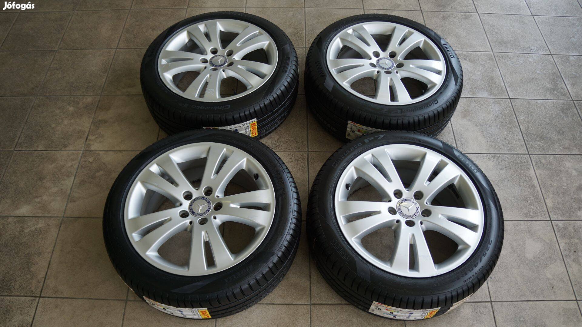 225/45 R17 Mercedes C gyári alufelnire szerelt nyári gumik