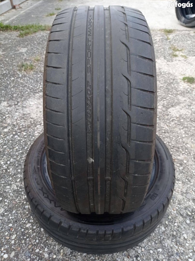 225/45 r17 2db Dunlop nyári gumi eladó