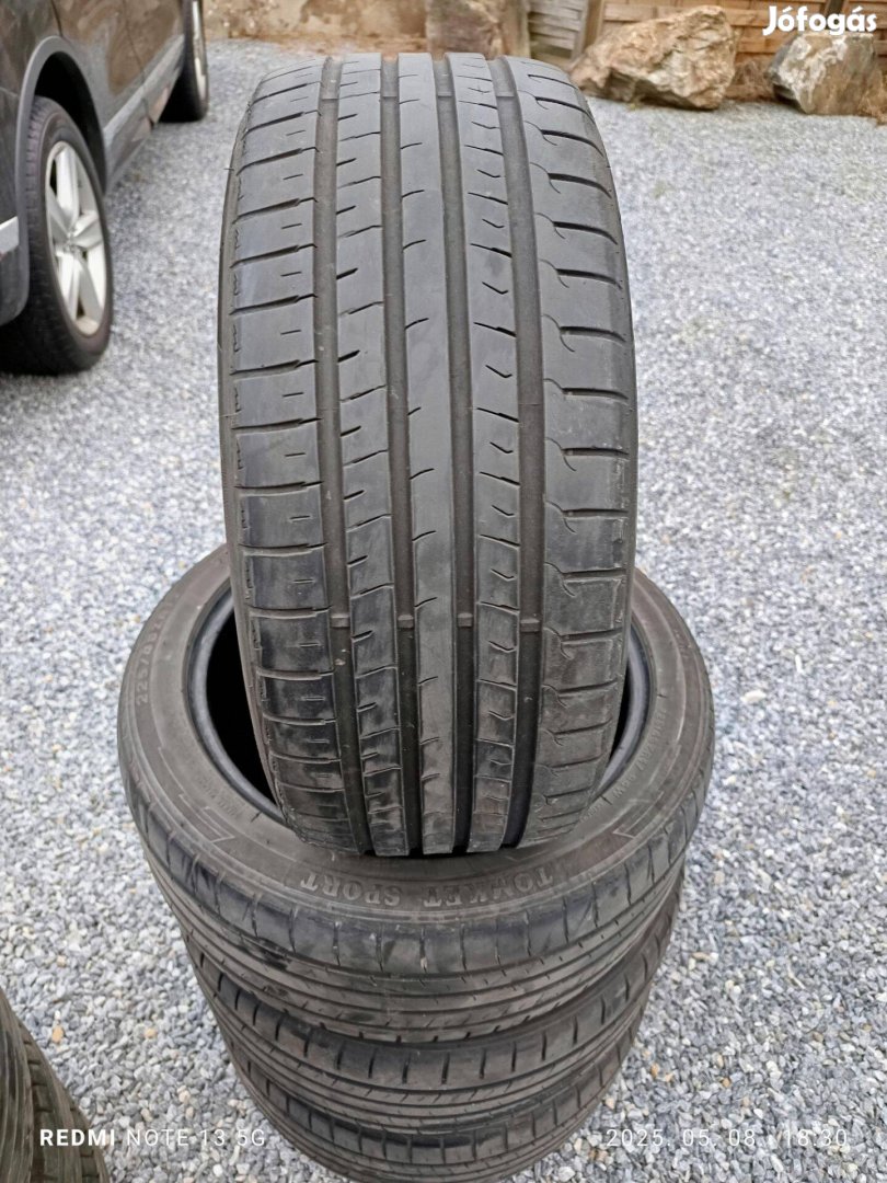 225/45 r17 5éves 4db Tomket nyári gumi eladó