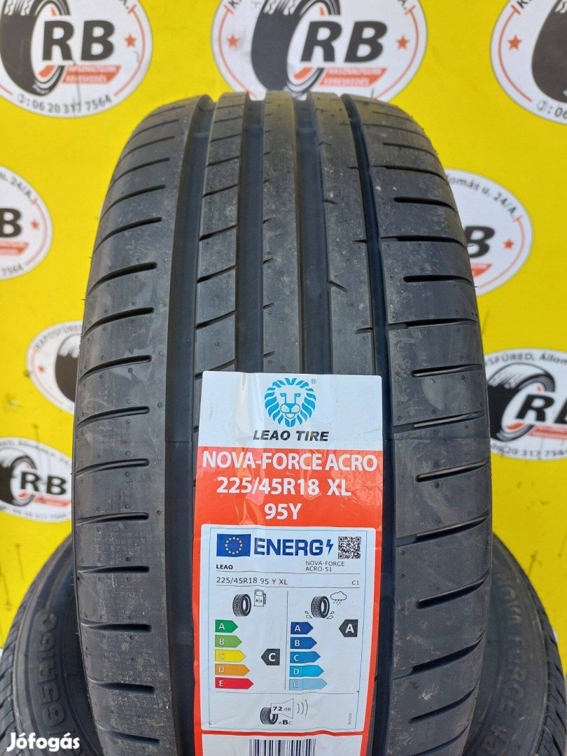 225/45 r18 Új Leao nyári gumi 29800 Ft/db