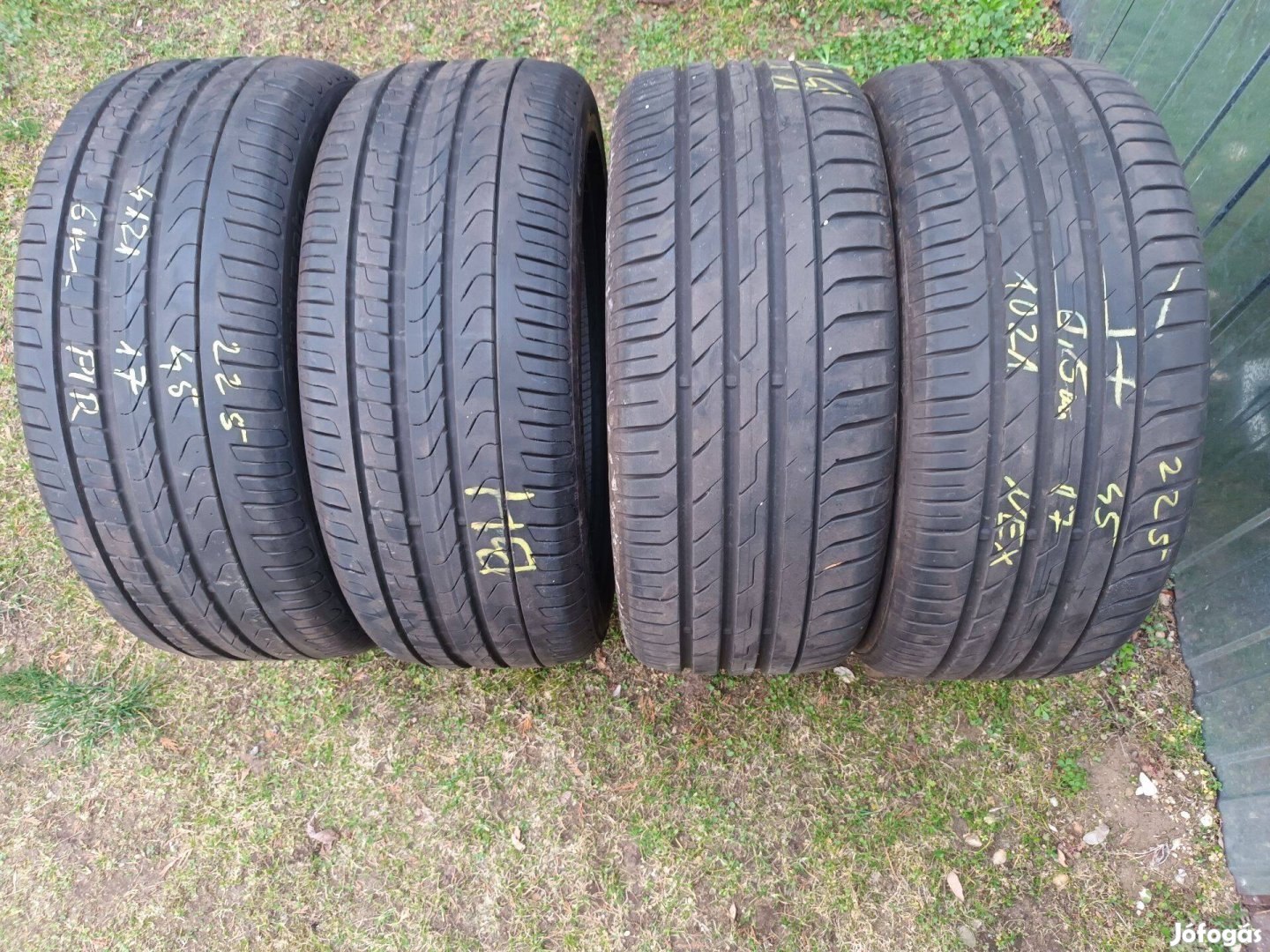 225/45r17 használt nyárigumi 4db szép