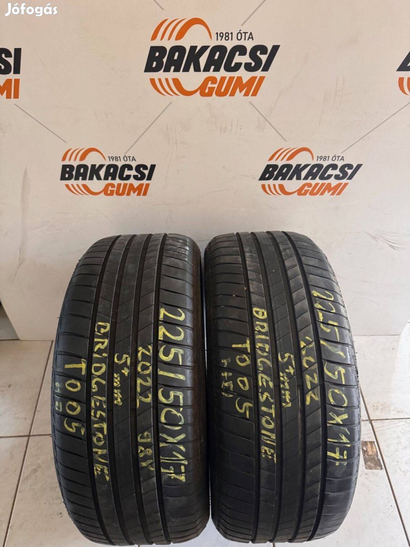225/50R17 225 50 17 225/50x17 Bridgestone nyári gumi eladó