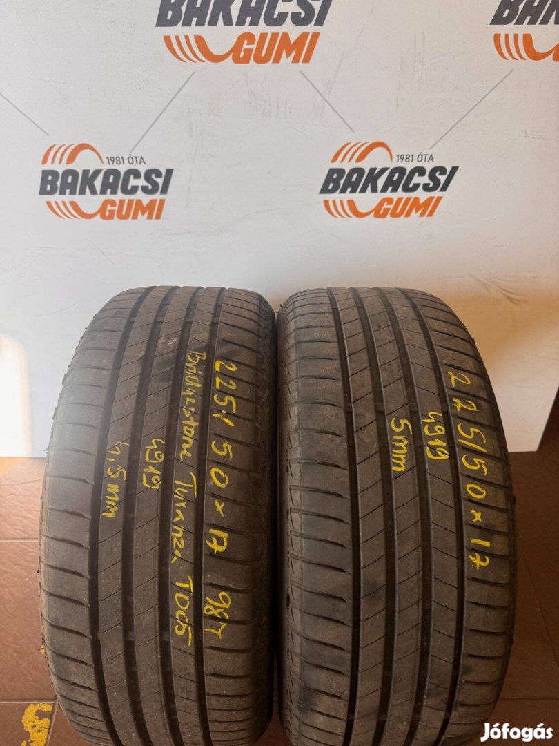 225/50R17 225 50 17 225/50x17 Bridgestone nyári gumi eladó