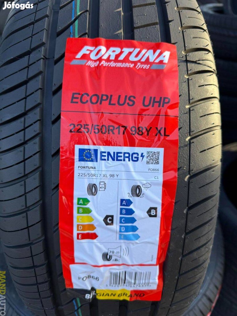 225/50R17 Fortuna Ecoplus UHP(XL),Új nyárigumi