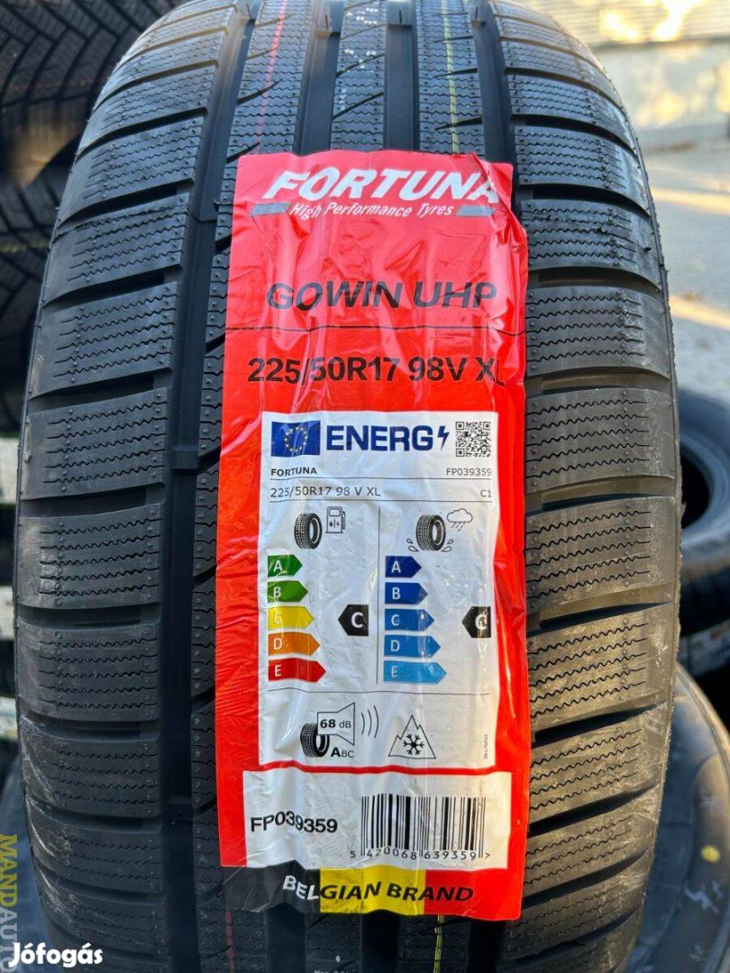 225/50R17 Fortuna Gowin UHP(Goodyear termék!),Új téligumi