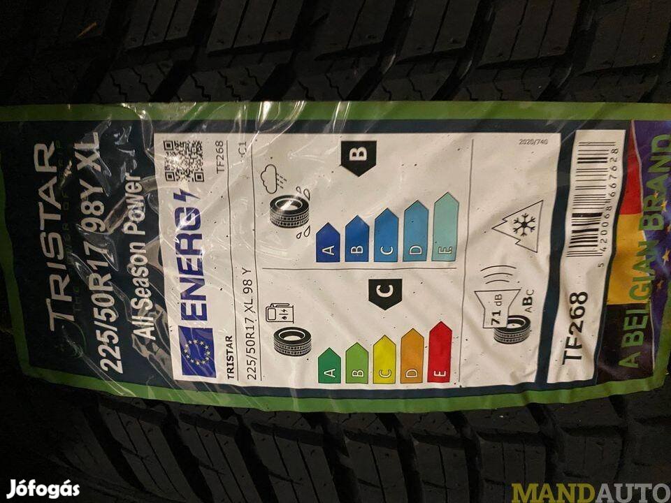 225/50R17 Tristar All Season(XL),Új négy évszakos gumi