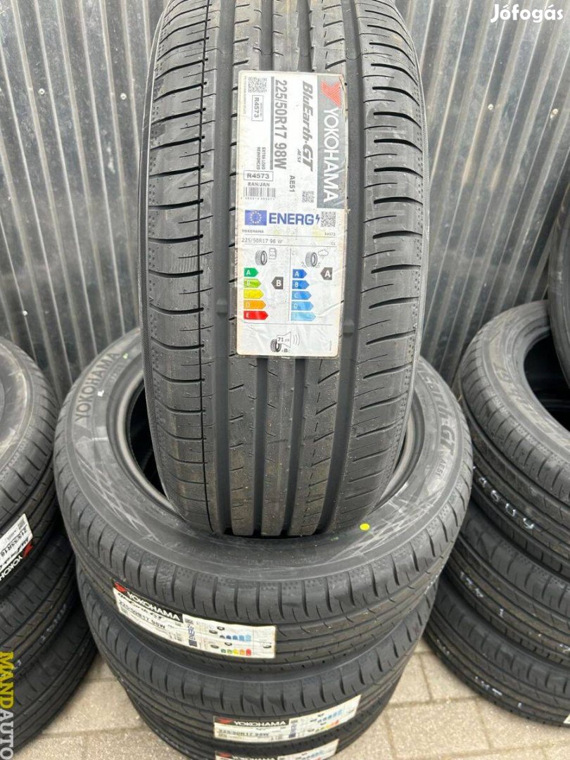 225/50R17 Yokohama GT AE51(XL),Új nyárigumi