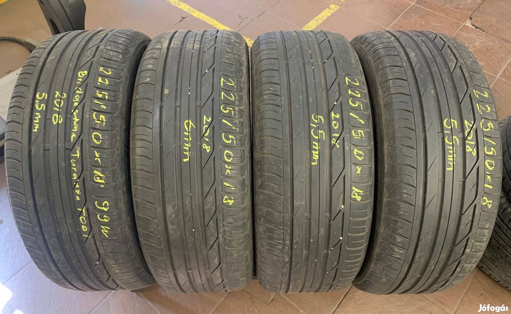 225/50R18 225 50 18 225/50x18 Bridgestone nyári gumi eladó