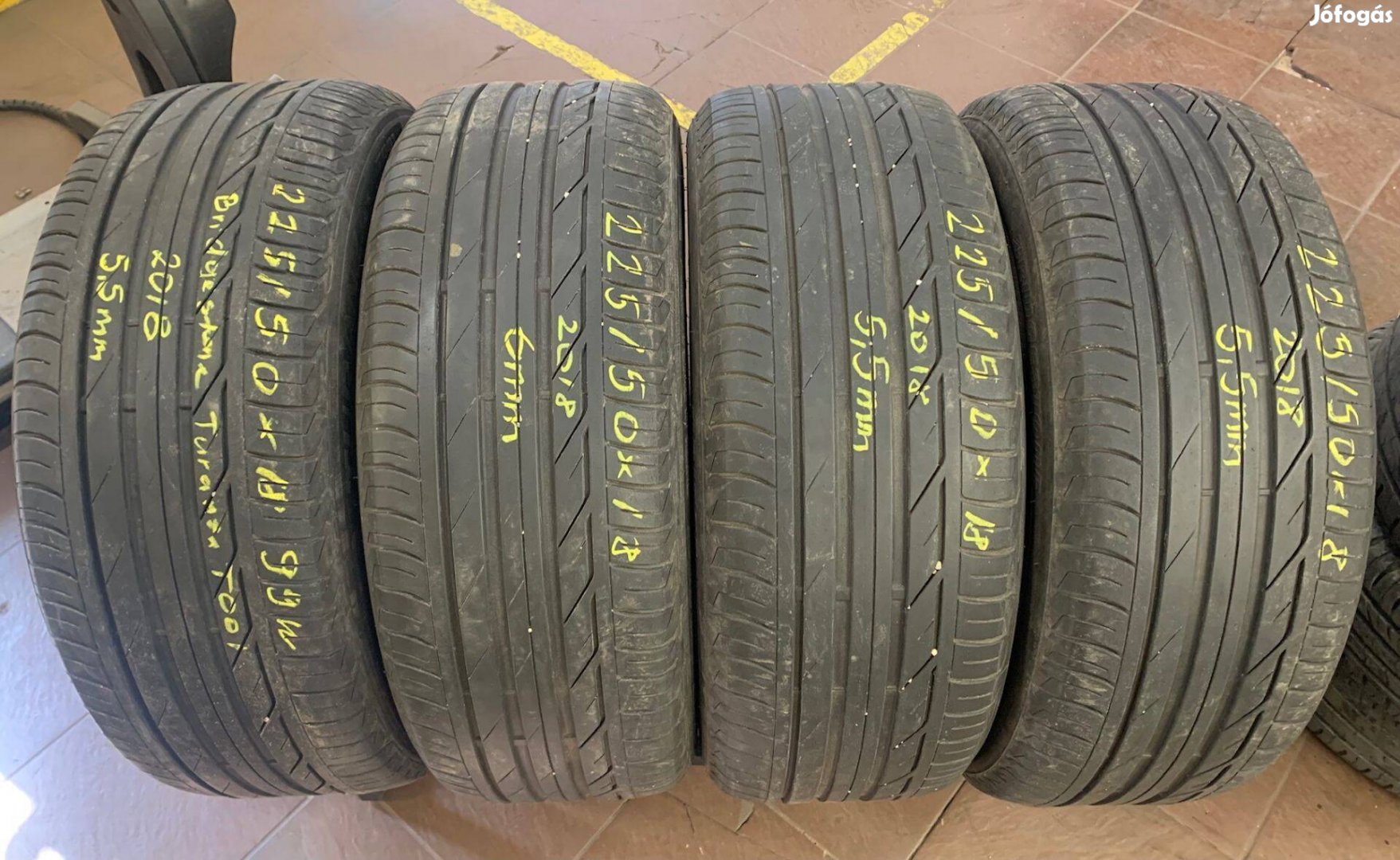 225/50R18 225 50 18 225/50x18 Bridgestone nyári gumi eladó