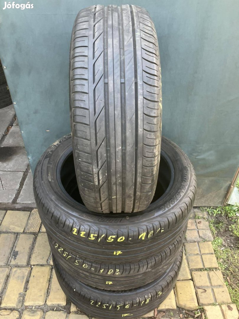 225/50R18 Bridgestone nyári gumi garnitúra