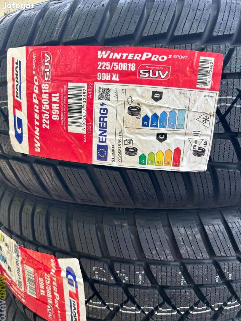 225/50R18 Gtradial Winterpro 2 Sport SUV,Új téligumi