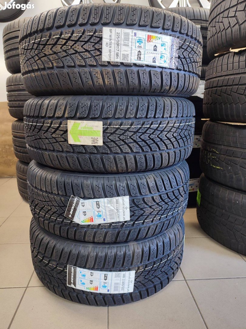 225/50-17 új Dunlop téligumi garnitúra!