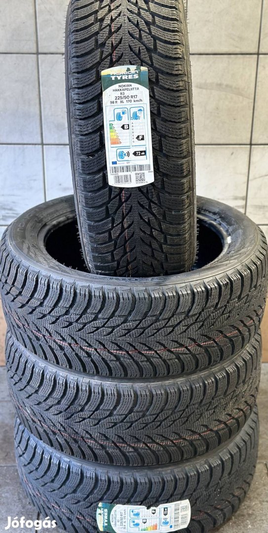 225/50 R17 Nokian téli új