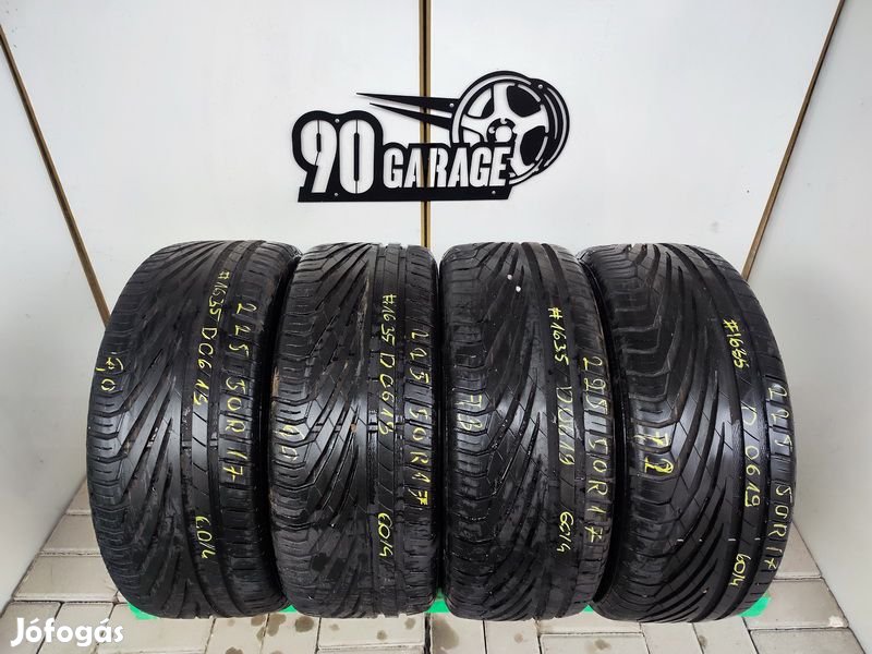 225/50 R17 Uniroyal 4db Nyárigumi 90Garage #1635