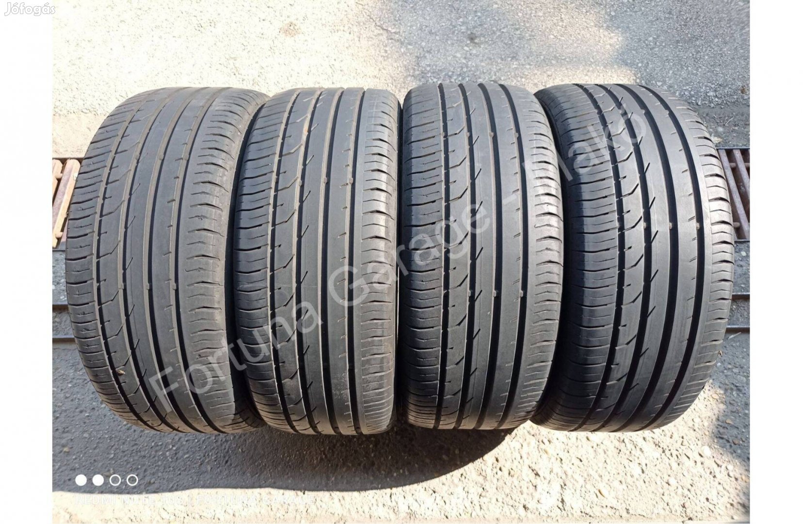 225/50 R17" Continental PC2 használt nyári garnitúra