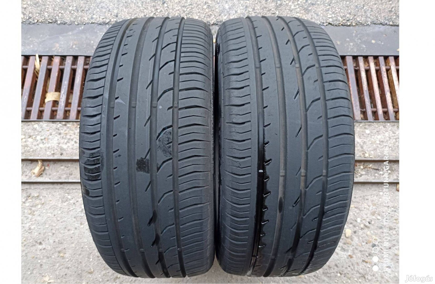 225/50 R17" Continental PC2 használt nyári gumik