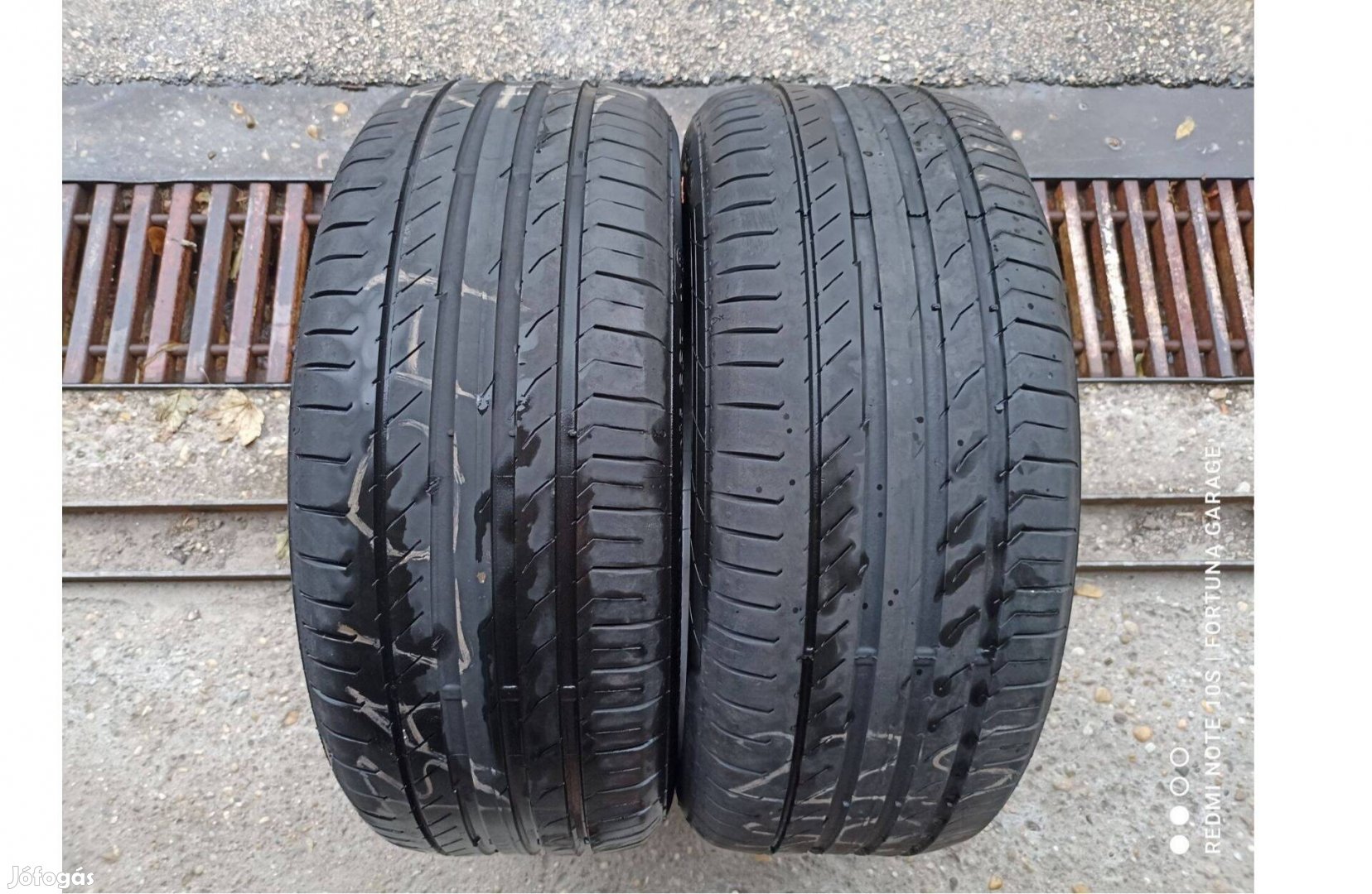 225/50 R17" Continental SC5 használt nyári gumik