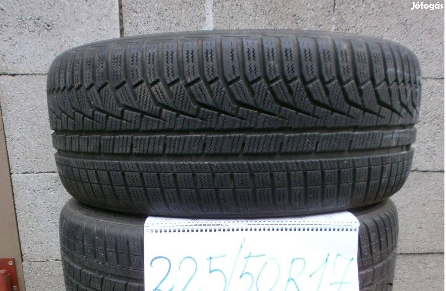 225/50 R17 téligumi Hankook/Nokian 4 db