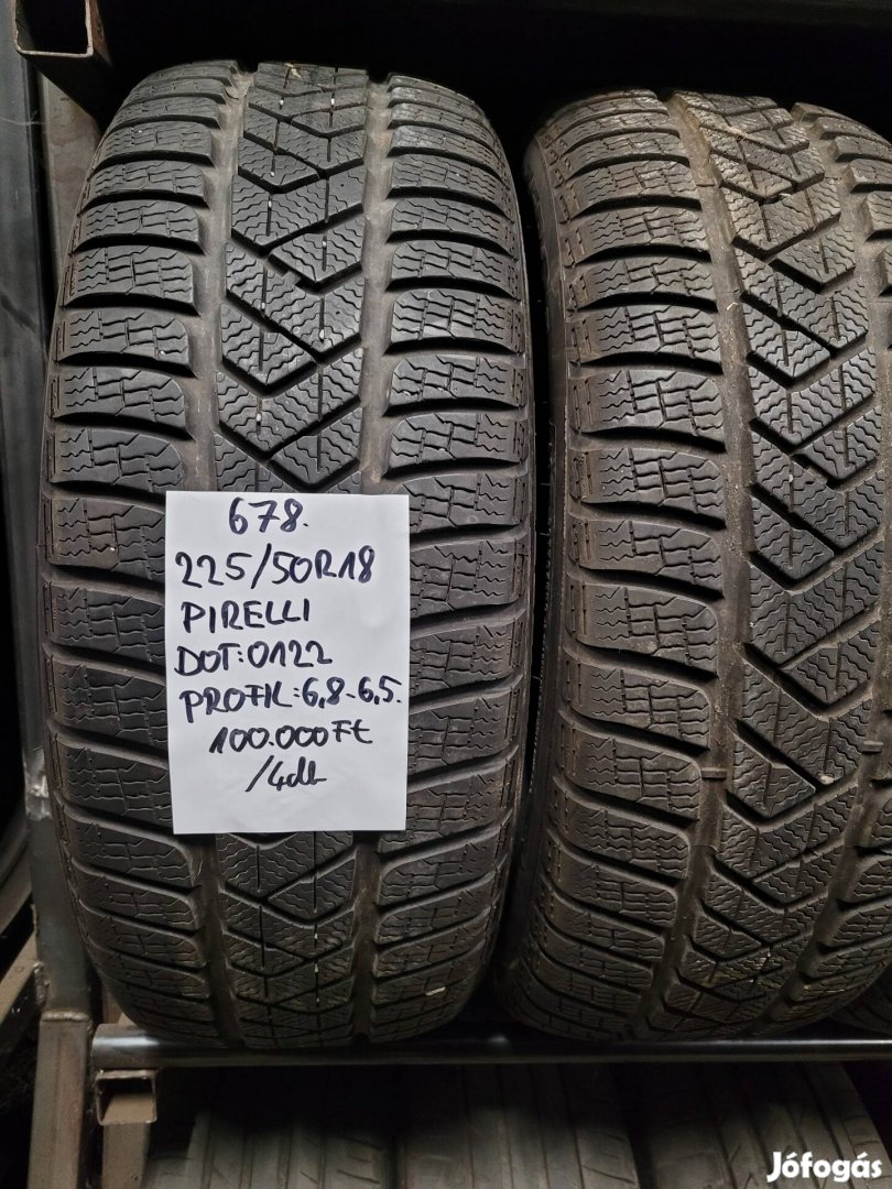 225/50 R18 Pirelli téli gumik