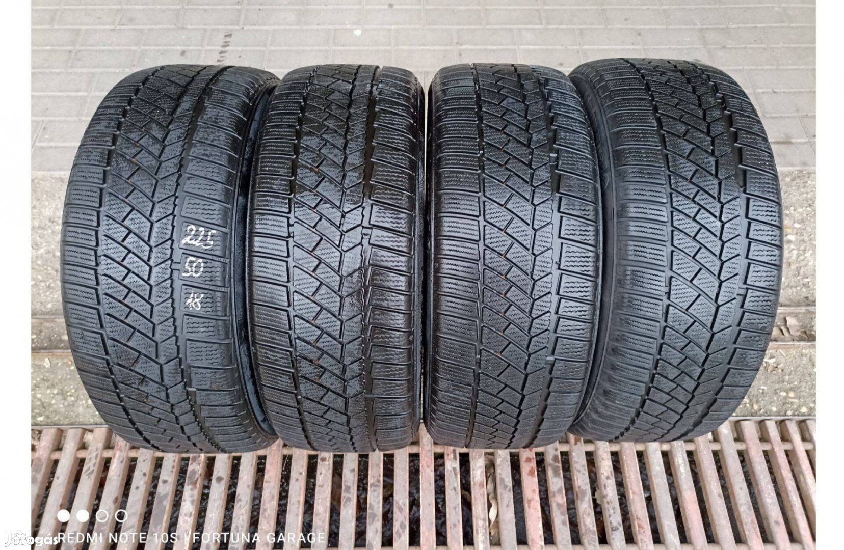 225/50 R18" Conti Wintercontact használt téli garnitúra