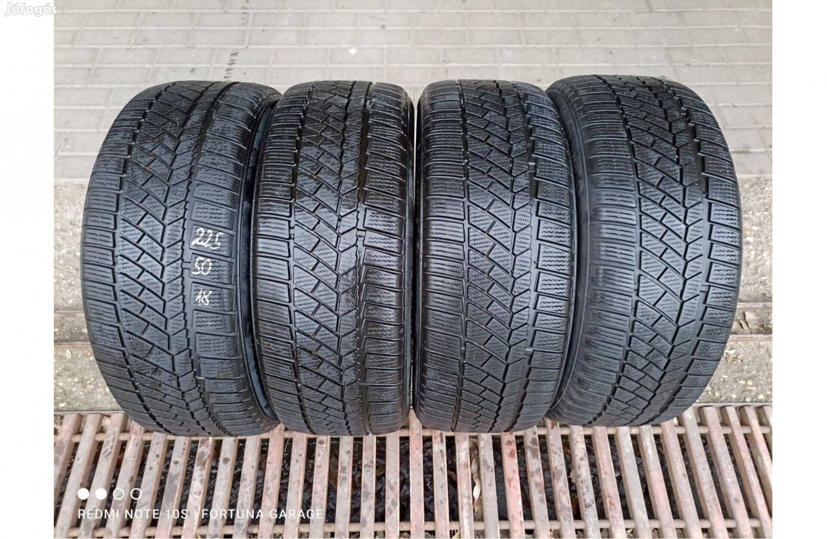 225/50 R18" Conti Wintercontact használt téli garnitúra