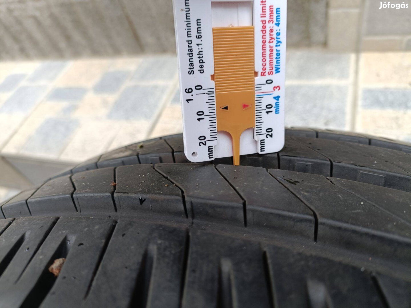225/50 R18-as újszerű, 6 mm-es Michelin nyári gumi szett eladó