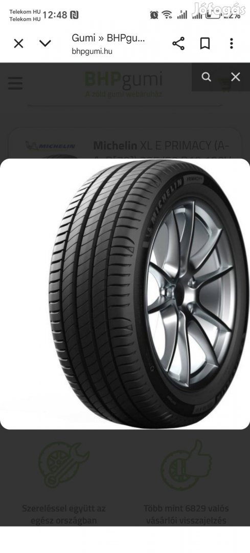 225/50 R19 Michelin gumiabroncs szett eladó
