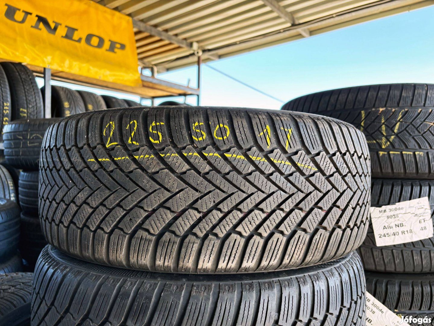 225/50 r17 Continental téligumi 2020 4db eladó 225/50r17 garnitúra