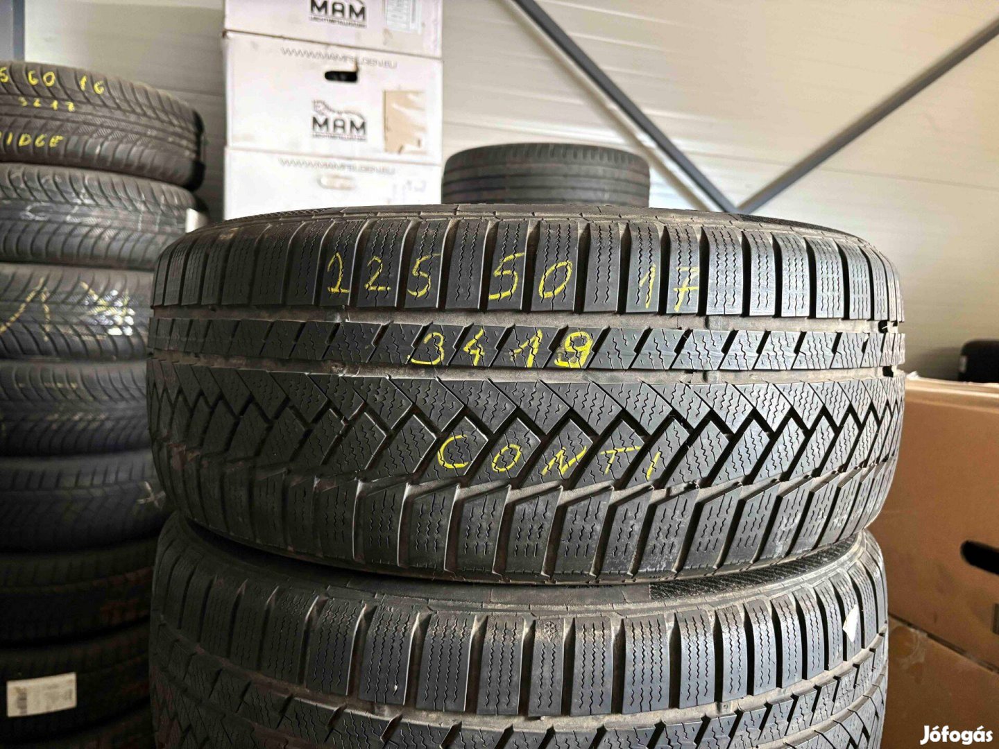 225/50 r17 Continental téligumi 2db eladó 225/50r17