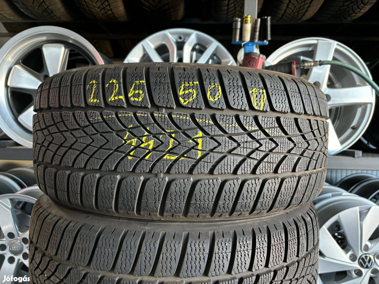 225/50 r17 Dunlop téligumi garnitúra eladó 225/50r17 4db