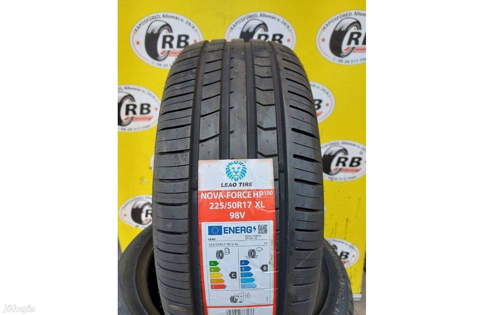 225/50 r17 Leao Új nyárigumi 25700ft/db
