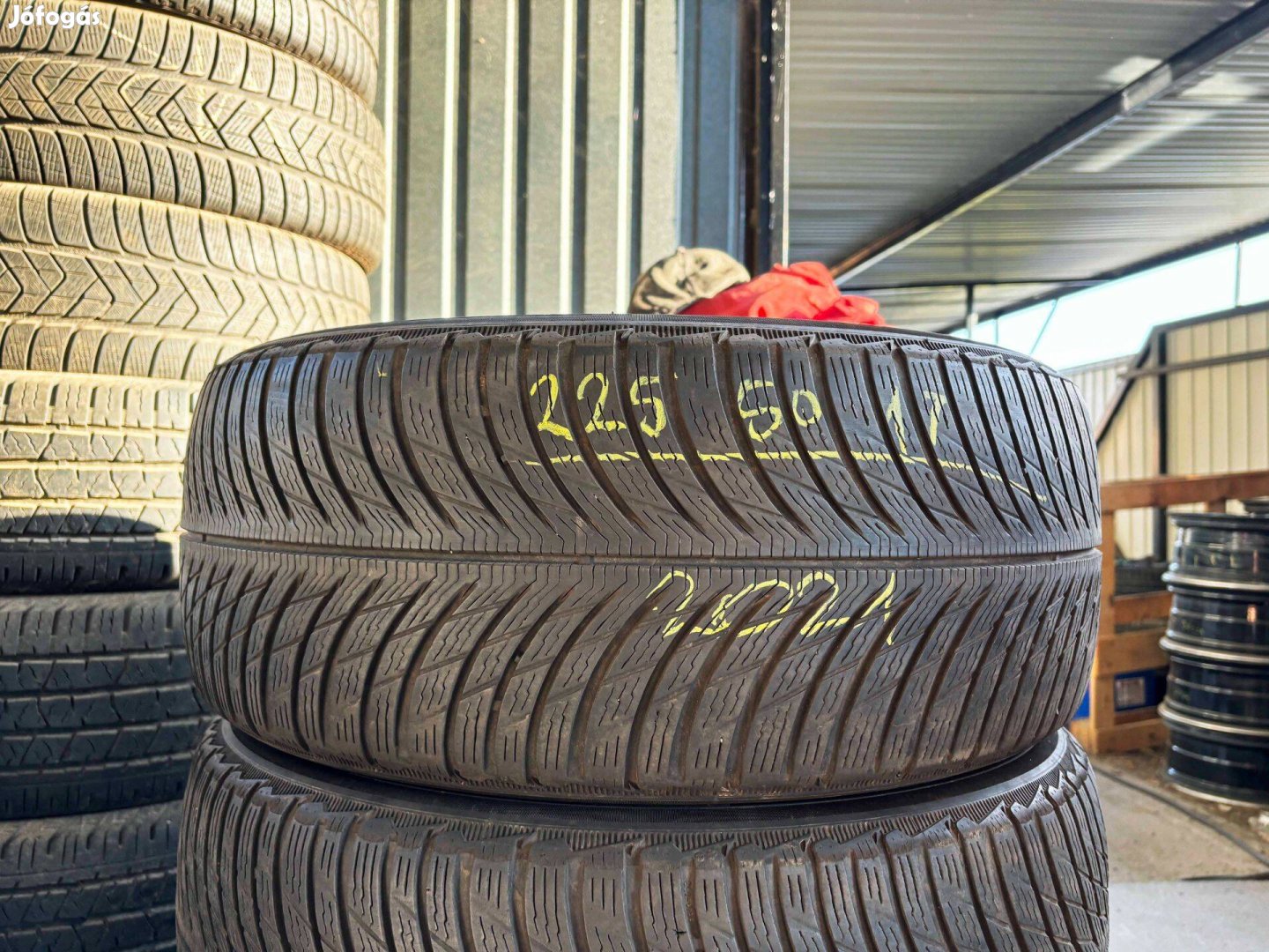 225/50 r17 Michelin 2021 téligumi 4db eladó 225/50r17 garnitúra