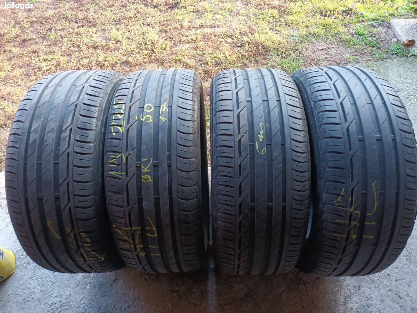 225/50r17 Bridgestone használt nyárigumi 4db