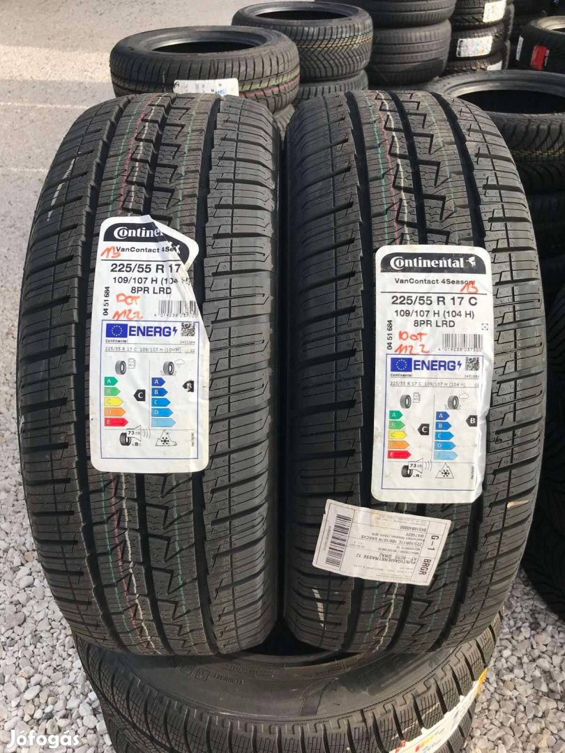 225/55R17C 225/55 R17C új Continental négyévszakos gumi ÁR/db Dot22