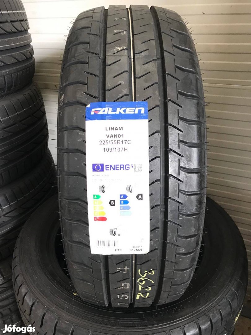 225/55R17C 225/55 R17C új Falken nyári gumi ÁR/db Dot4523