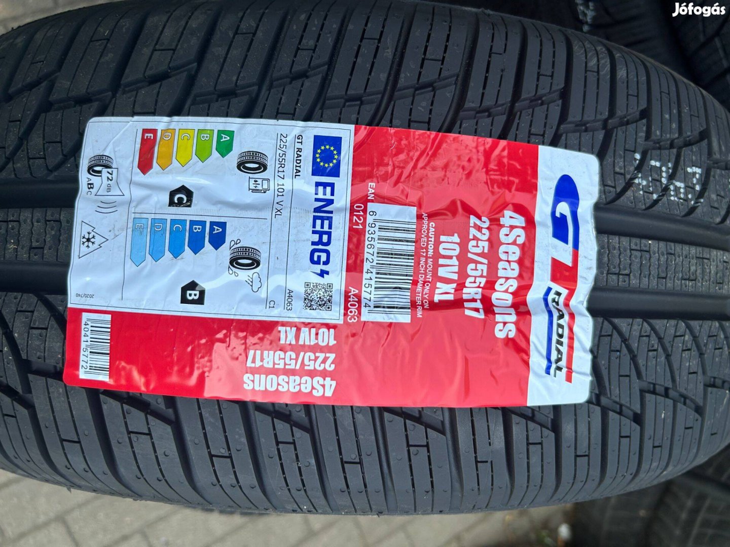 225/55R17 Gtradial 4Seasons(XL)(Dot:2024),Új négy évszakos gumi