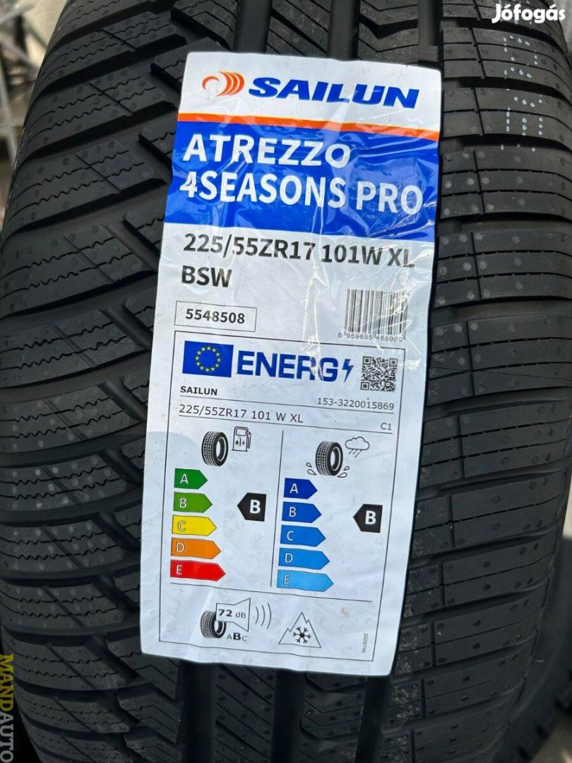 225/55R17 Sailun 4Season Pro(XL),Új négy évszakos gumi