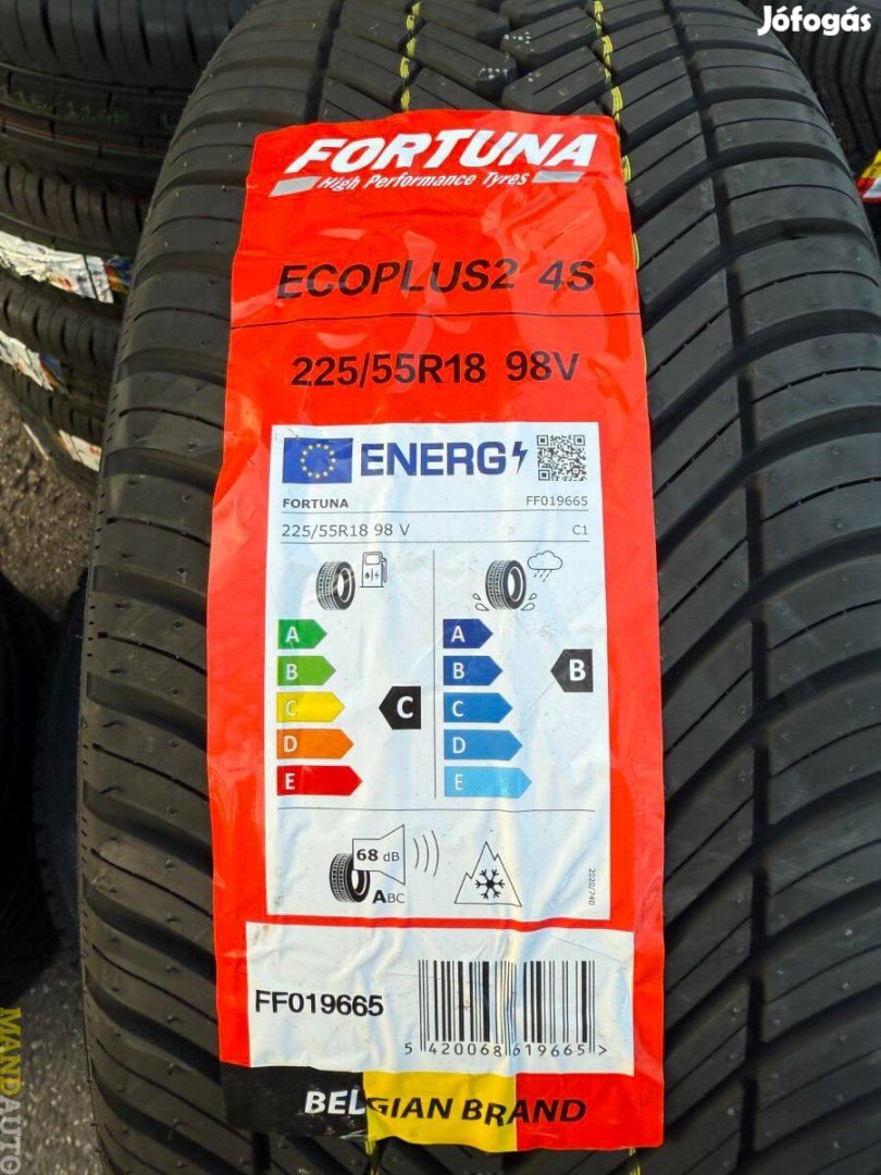 225/55R18 Fortuna Ecoplus2 4Season,Új négy évszakos gumi