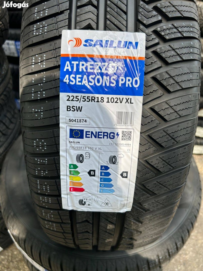 225/55R18 Sailun Atrezzo 4Seasons Pro(XL),Új négy évszakos gumi