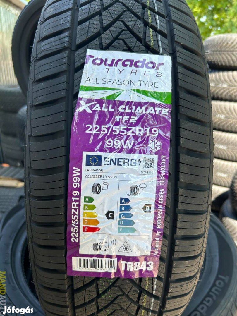 225/55R19 Tourador X All Climate(XL),Új négyévszakos gumi